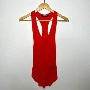 The North Face Coral Red Racerback Tank Top S